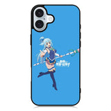 Aqua Konosuba iPhone 16 Plus Case QC6184