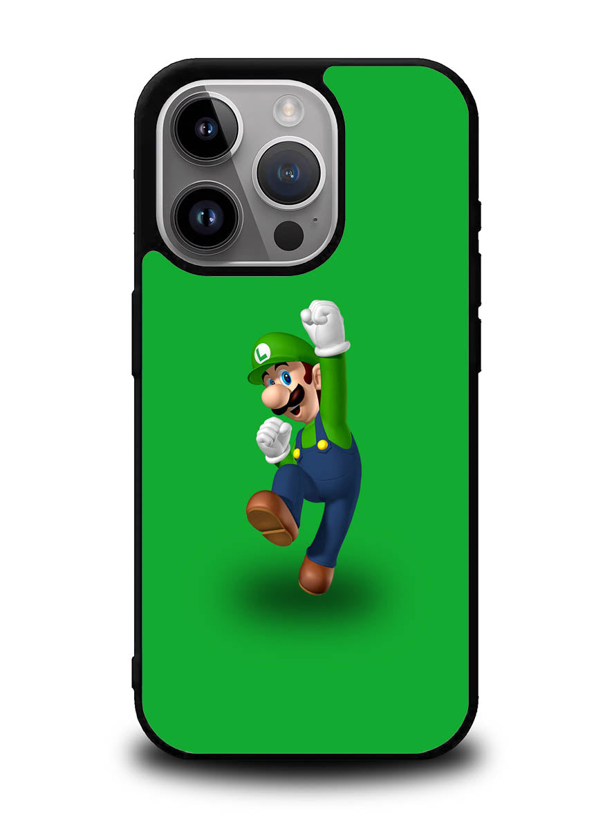 Mario Bros Luigi iPhone 14 Pro Max Case QC3401