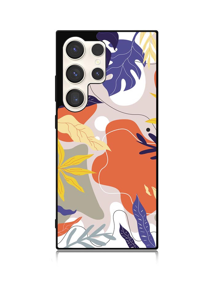 Floral Pattern Samsung Galaxy S23 Ultra 5G Case QC6381
