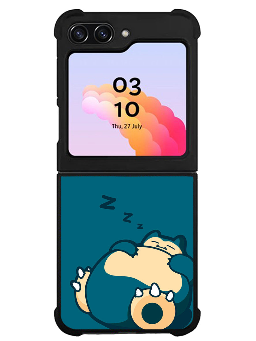 Pokemon Snorlax 1st Samsung Galaxy Z Flip 5 5G 2023 Case