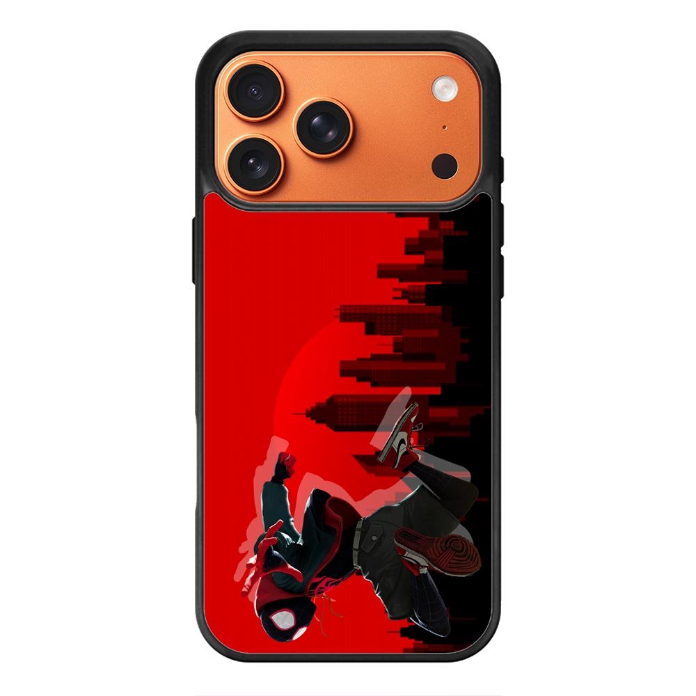 Spiderman Spider Verse Miles iPhone 17 Pro Max Case QC2437