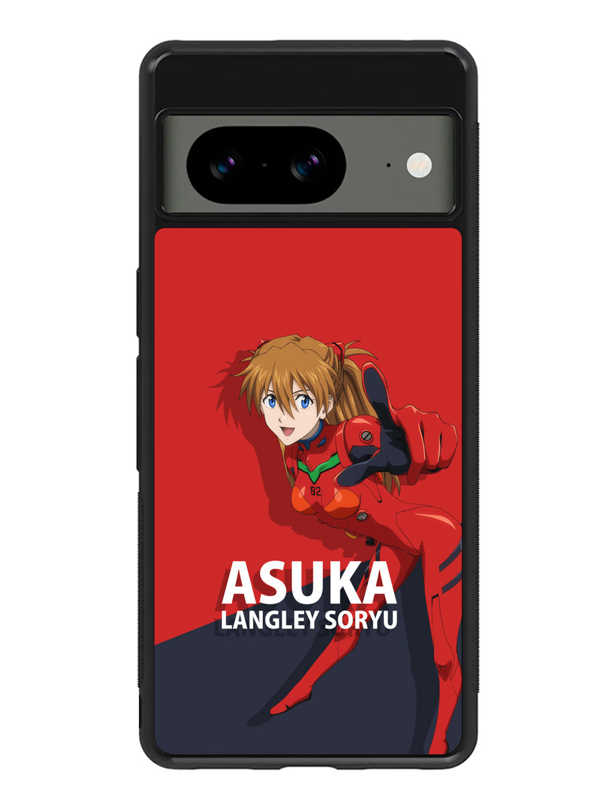 Evangelion Asuka Langley Google Pixel 8 Case QC6346