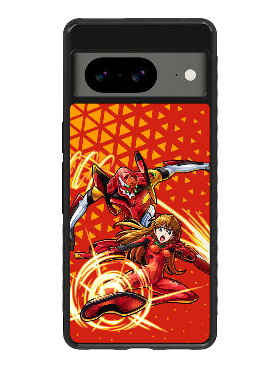 Evangelion Asuka Langley Google Pixel 8A Case QC6347