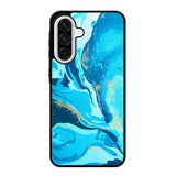 Marble Pattern Blue Samsung Galaxy A26 5G Case OV3394