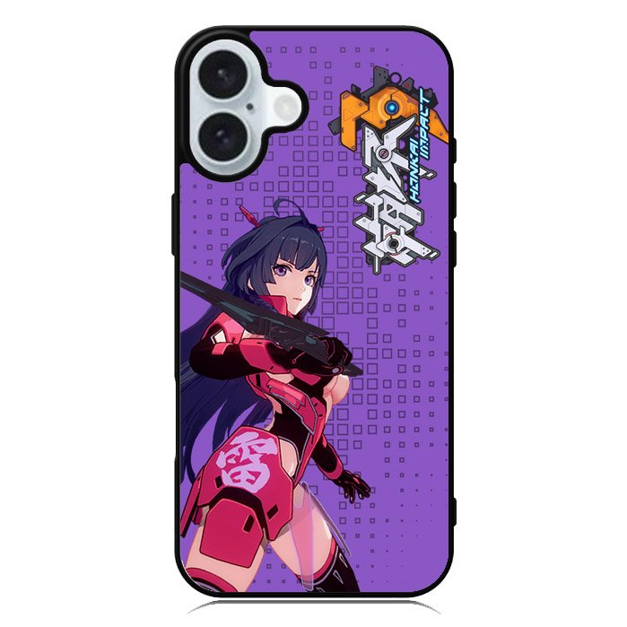 Raiden Mei Honkai Impact iPhone 16 Plus Case QC6598