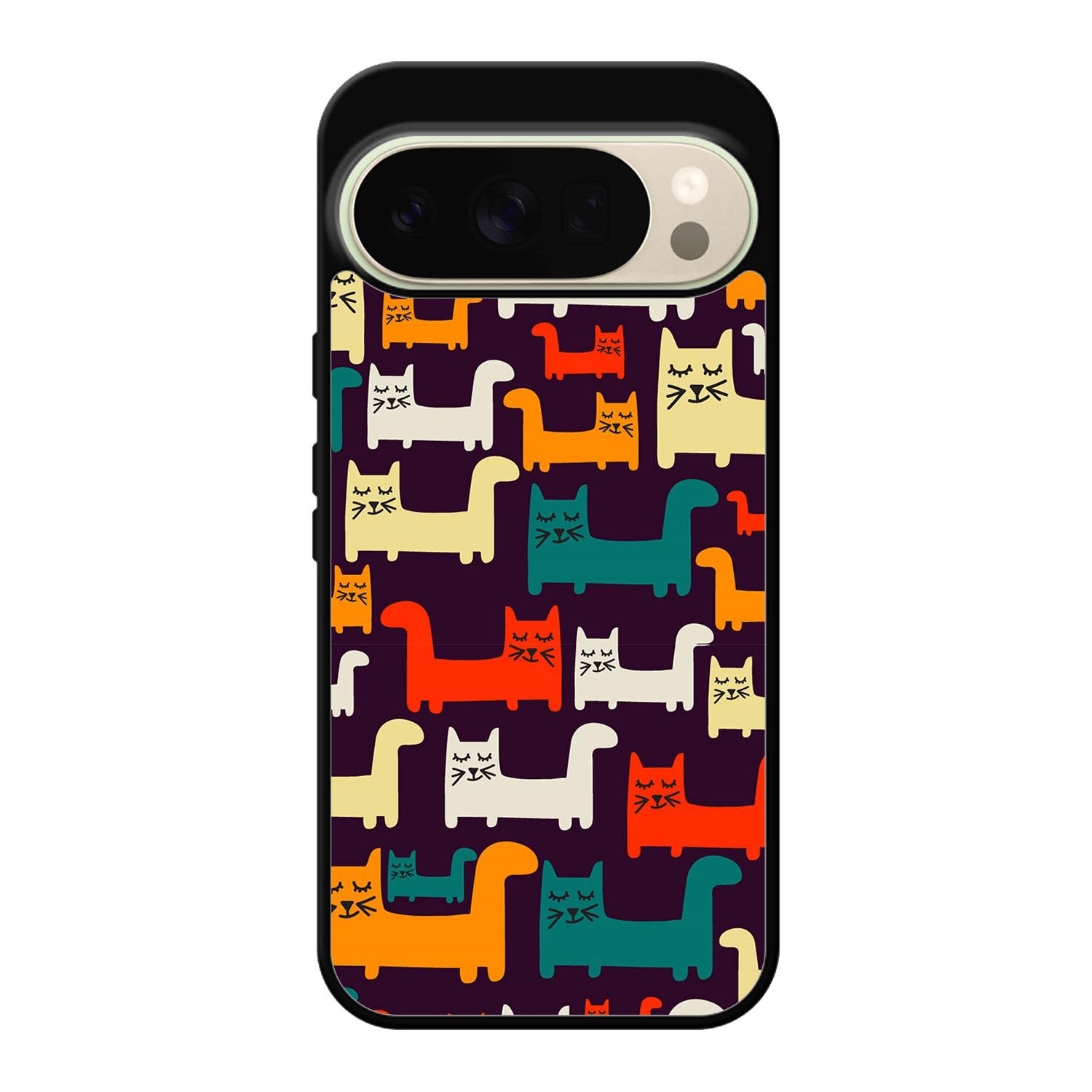 Cat Pattern Google Pixel 10 Pro Case QC6243