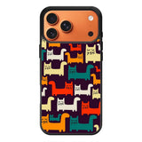 Cat Pattern iPhone 17 Pro Max Case QC6243