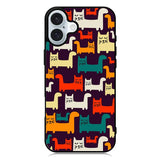 Cat Pattern iPhone 16 Plus Case QC6243