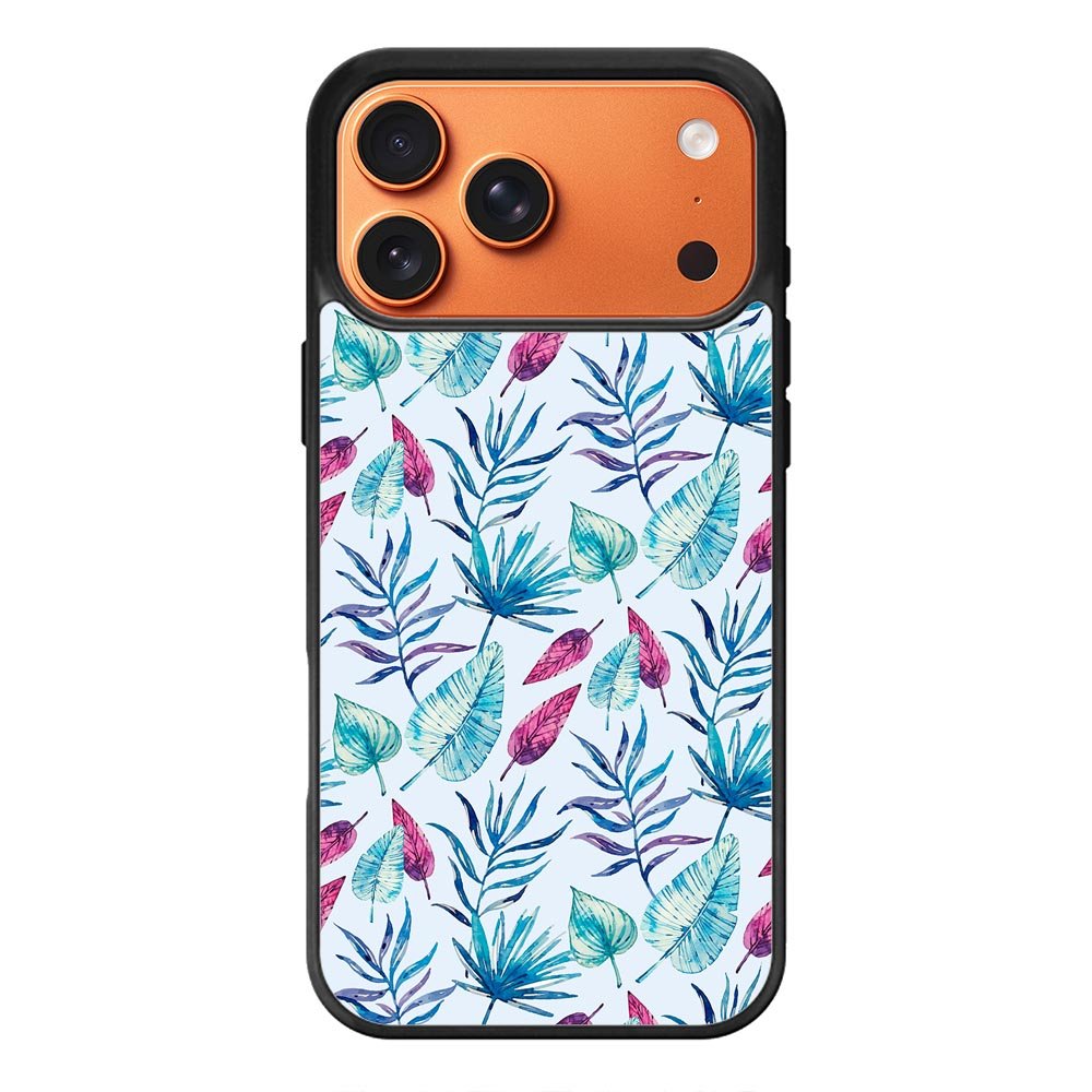 Floral Flower Pattern iPhone 17 Pro Case QC6372