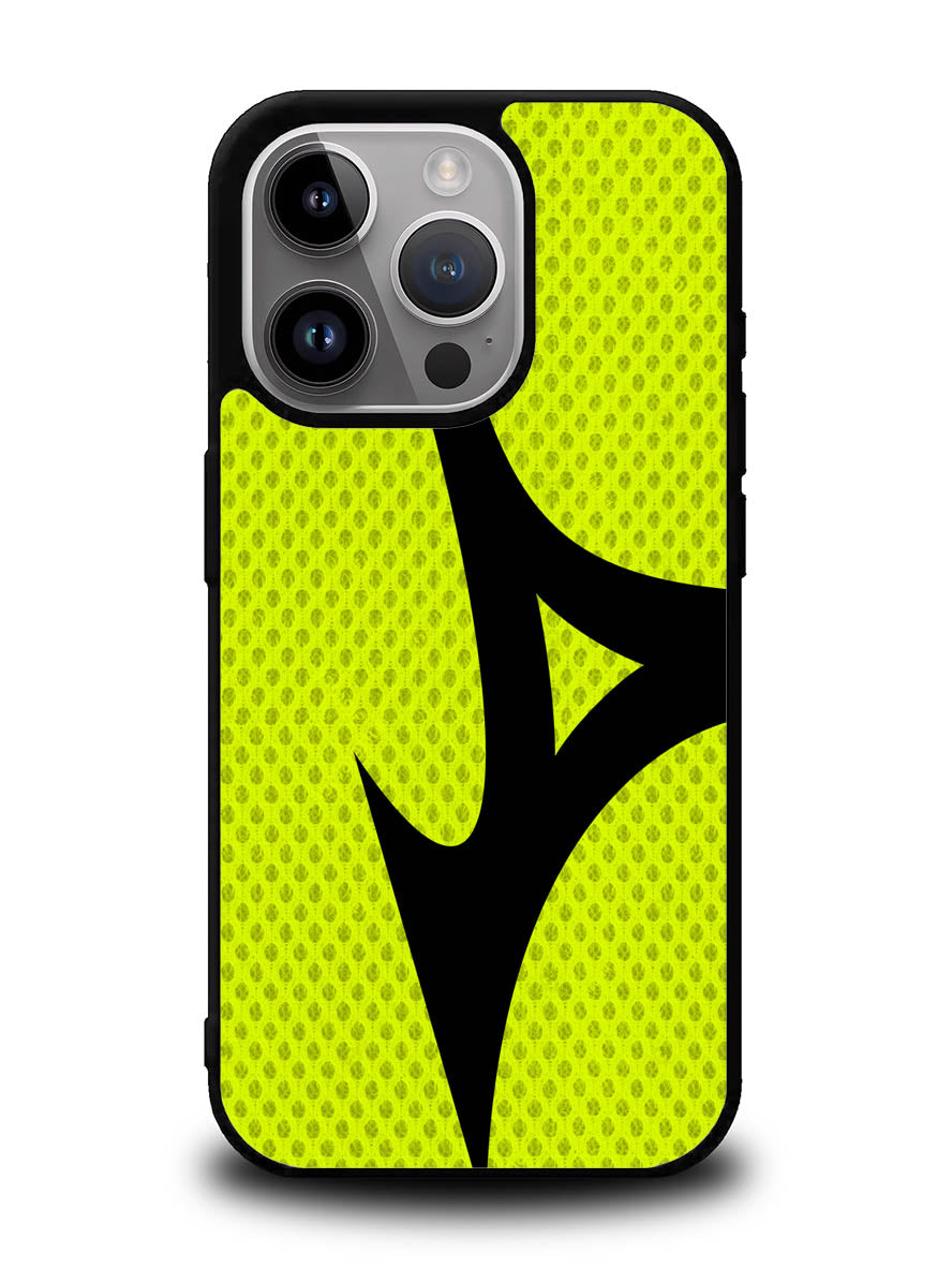 Mizuno Yellow Green iPhone 14 Pro Max Case QC6534