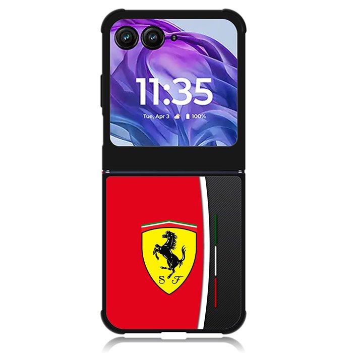 Ferrari Carbon Motorola Moto Razr Plus 2024 , Moto Razr+ 2024 Case