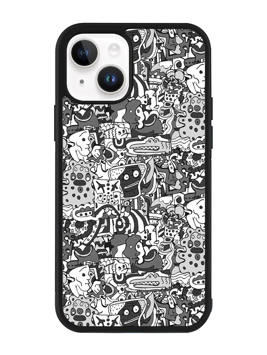 Doodle iPhone 15 Plus Case OV6326