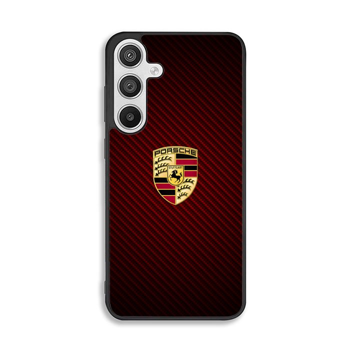 Porsche Logo Carbon Red Samsung Galaxy A26 Case OV0398