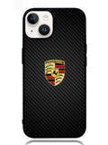 Porsche Logo Carbon iPhone 14 Plus Case