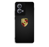 Porsche Logo Carbon Motorola Moto Edge 2024 Case OV6057