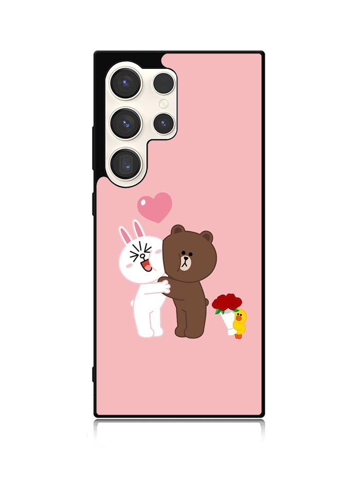 Line Brown Cony Samsung Galaxy S25 Ultra 5G Case QC6481