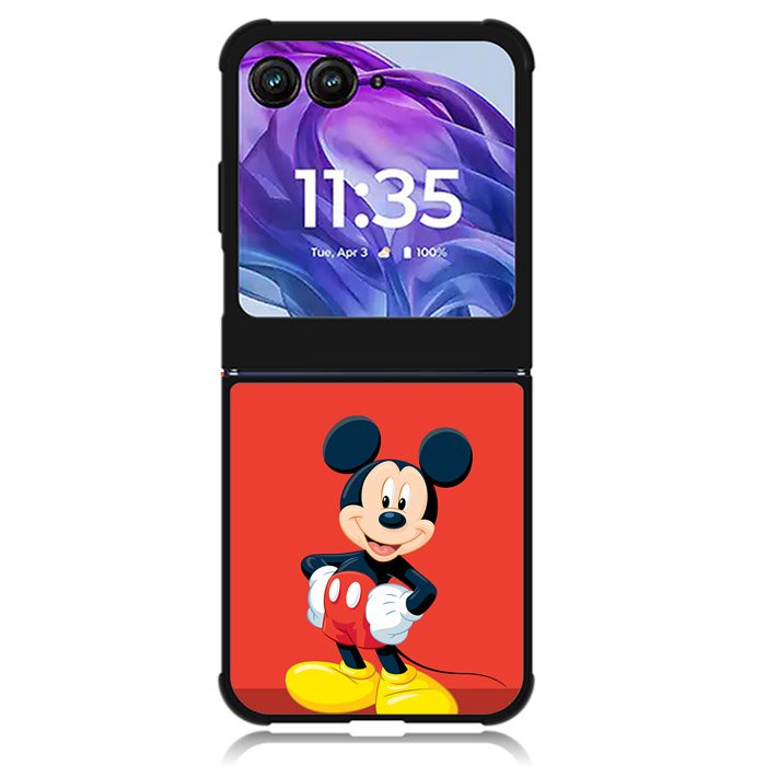 Disney Mickey Mouse 3rd Motorola Moto Razr Plus 2024 , Moto Razr+ 2024 Case
