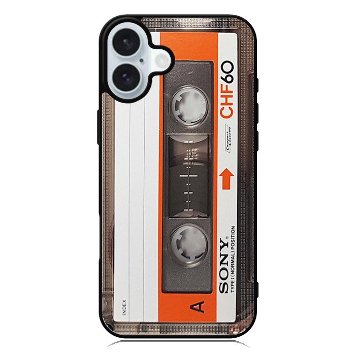 Retro Cassette Kaset iPhone 16 Plus Case QC6605