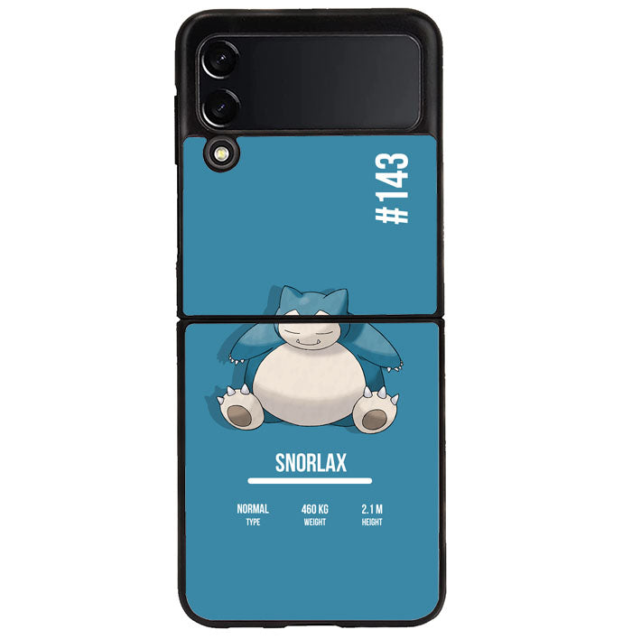 Pokemon Snorlax 2nd Samsung Galaxy Z Flip 4 5G 2022 Case
