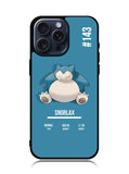 Pokemon Snorlax 2nd iPhone 15 Pro Max Case