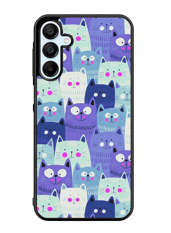 Cat Pattern Samsung Galaxy A35 5G Case OV6246