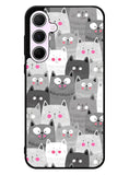 Cat Pattern Samsung Galaxy A55 5G Case