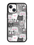 Cat Pattern iPhone 15 Plus Case OV6247