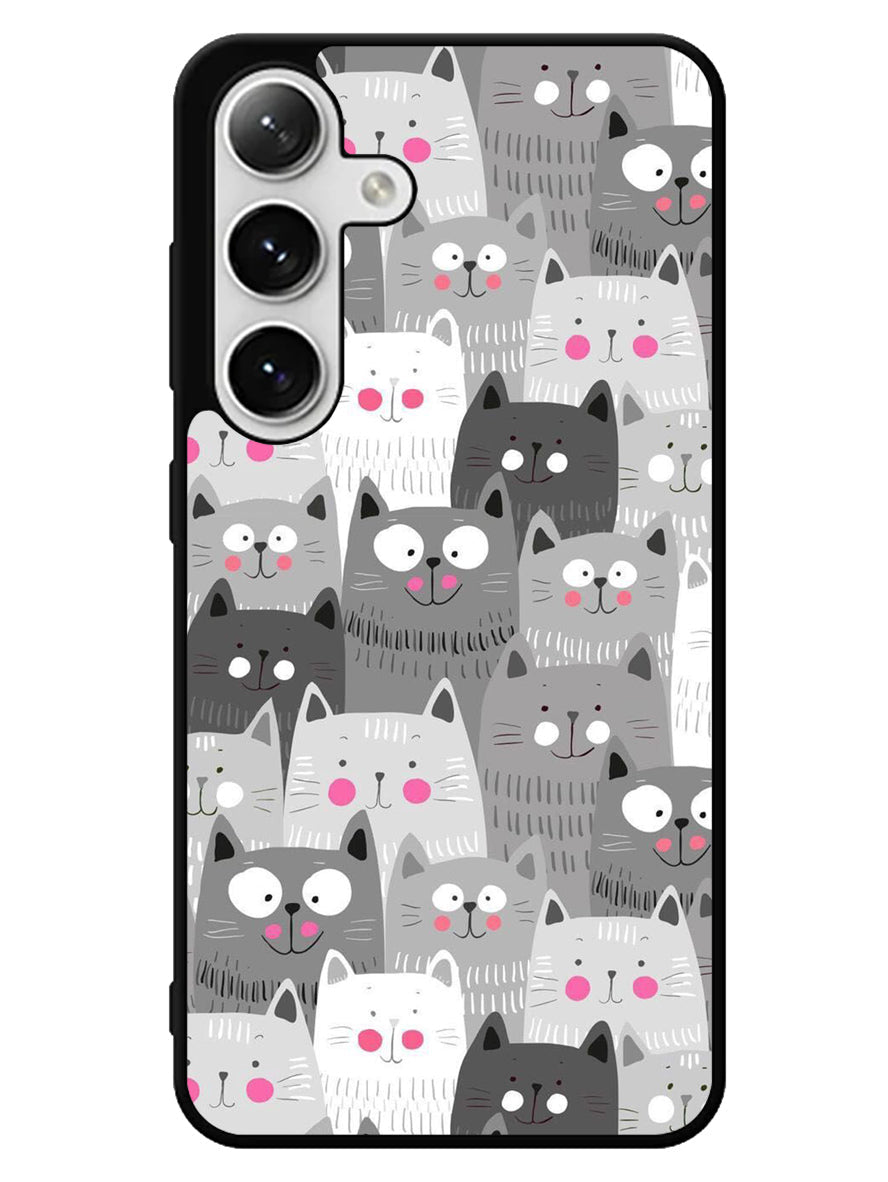 Cat Pattern Samsung Galaxy S24 5G Case