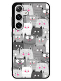 Cat Pattern Samsung Galaxy S24 5G Case