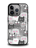 Cat Pattern iPhone 15 Pro Case