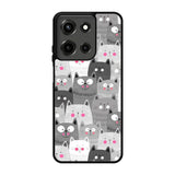 Cat Pattern Motorola Moto G 5G 2025 Case OV5585