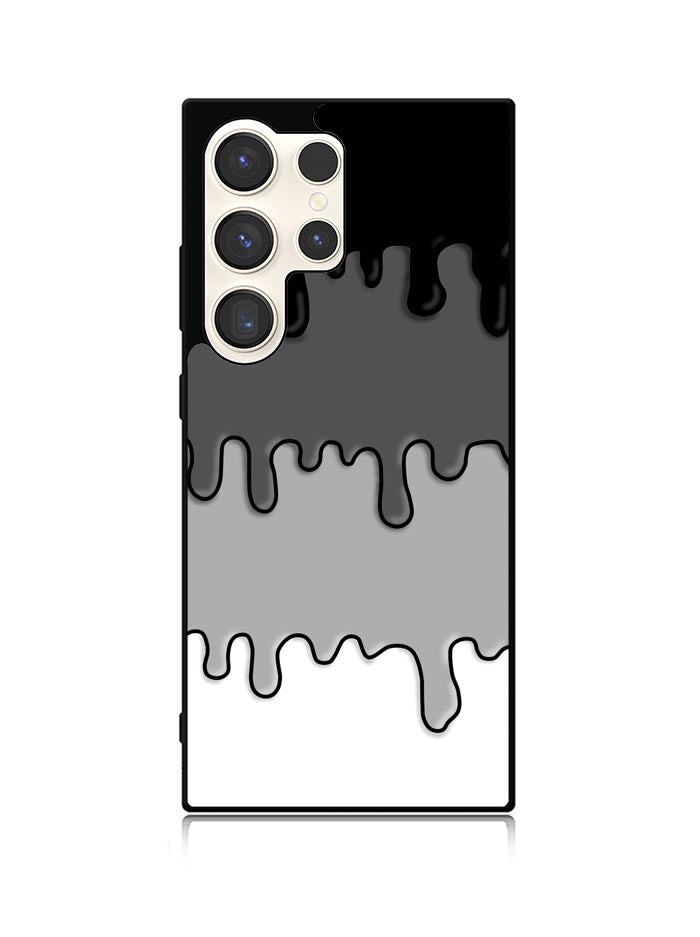 Ink Black White Samsung Galaxy S24 Ultra 5G Case OV6778
