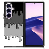 Ink Black White Samsung Galaxy Z Fold 7 Case OV6778