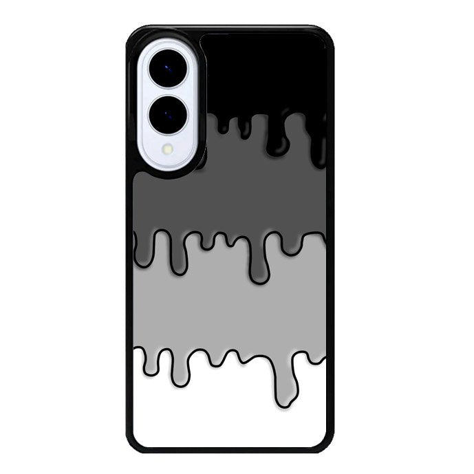 Ink Black White Samsung Galaxy S25 Edge 5G Case OV6778