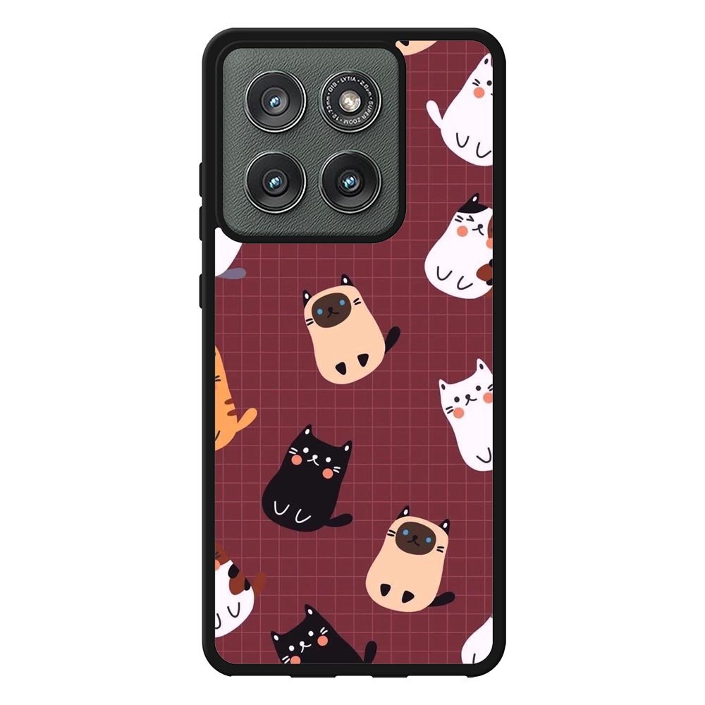 Cat Cute Pattern YDH0126 Motorola Moto Edge 2025 Case