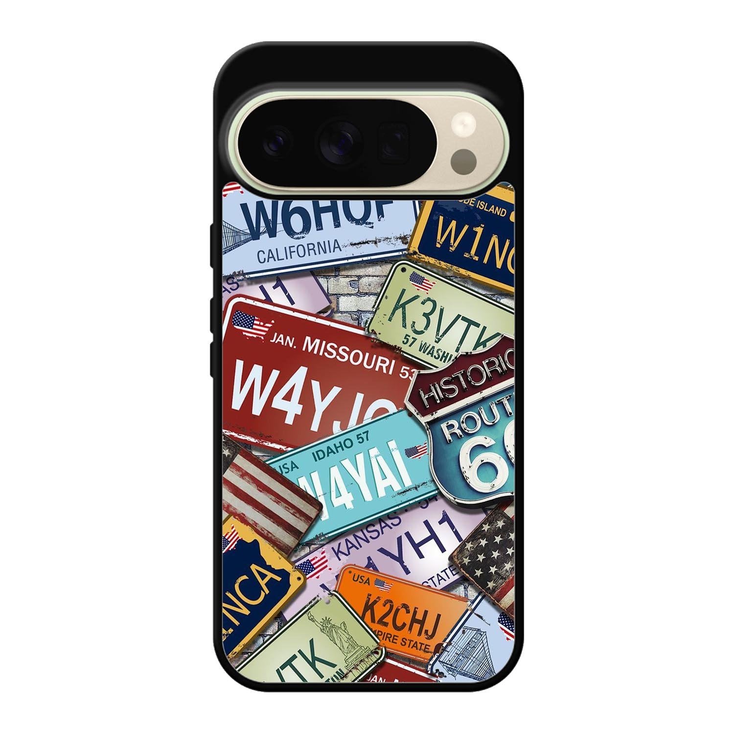 Travel License Plate YDH0159 Google Pixel 10 Pro Case