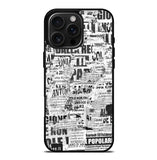 Newspaper Art YDH0161 iPhone 16 Pro Max Case