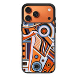 Abstract Art Orange iPhone 17 Pro Case OV99027