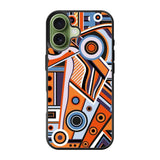 Abstract Art Orange iPhone 17 Case OV99027