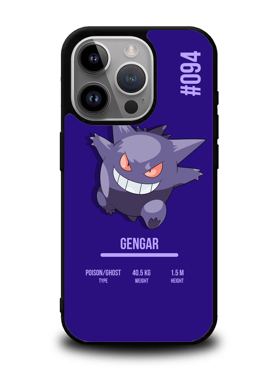 Pokemon Gengar 2nd iPhone 16 Pro Max Case