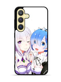 Emilia Rem Re Zero Anime Samsung Galaxy S24 FE 5G Case OV8357