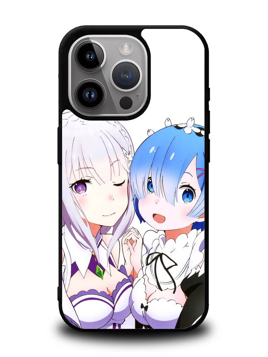 Emilia Rem Re Zero Anime iPhone 16 Pro Case OV8357