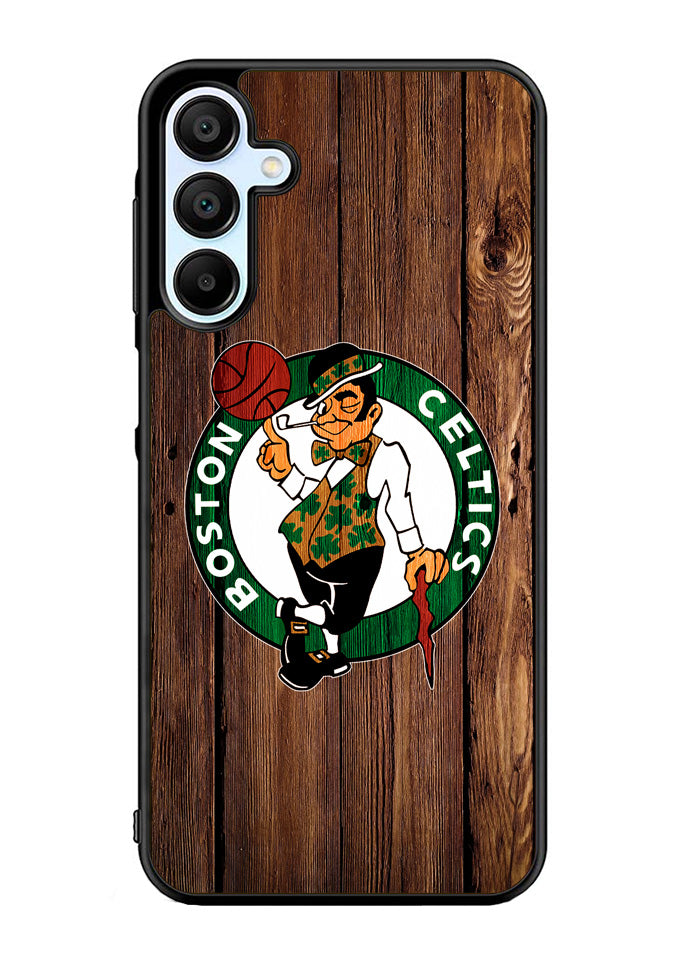 Boston Celtics Wood Samsung Galaxy A35 5G Case OV8513