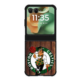 Boston Celtics Wood Motorola Moto RAZR 2025 Case OV8513