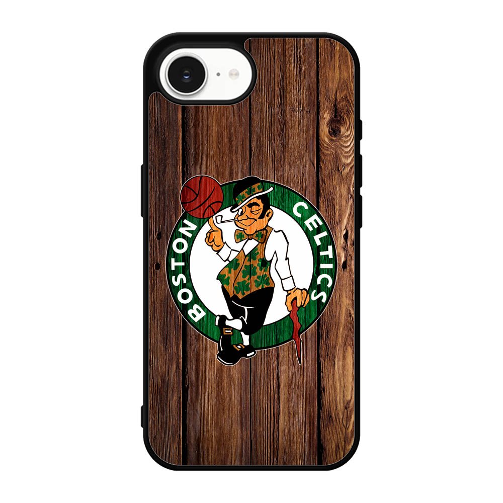 Boston Celtics Wood iPhone 17e Case QC8513