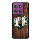 Boston Celtics Wood Motorola Moto Edge 60 Pro Case QC8513