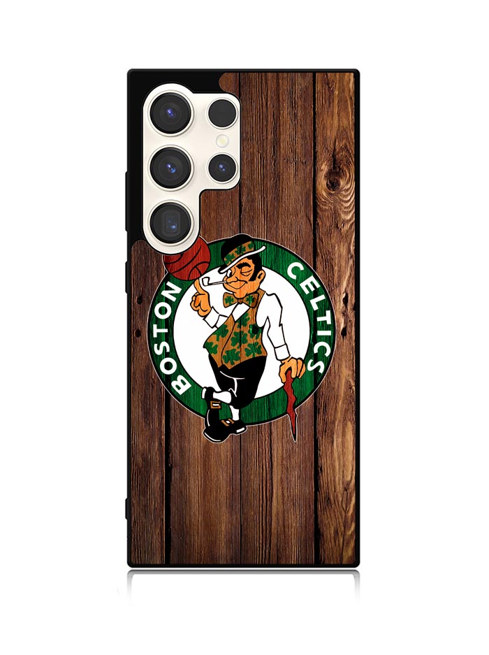 Boston Celtics Wood Samsung Galaxy S25 Ultra 5G Case QC8513