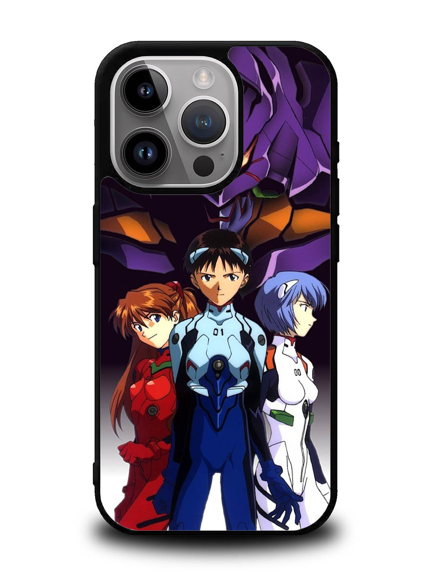Evangelion Shinji Asuka Ayanami iPhone 15 Pro Case OV8370