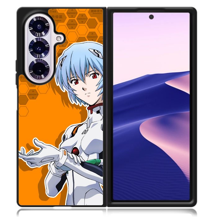 Ayanami Rei Evangelion Samsung Galaxy Z Fold 7 Case OV8556