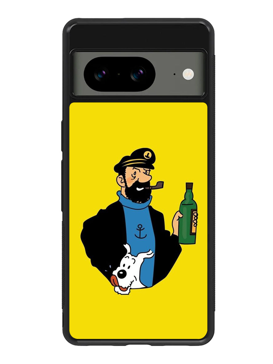 Captain Haddock Tintin Google Pixel 8A Case QC8504